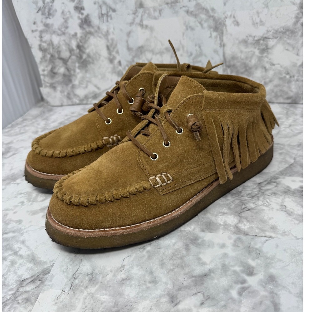 Sperry x Rebecca Minkoff Womens Tan Suede Fringe Moccasin boho western Boots 11 - Picture 8 of 8